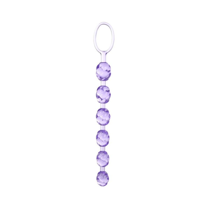 Plug/kulki-SWIRL PLEASURE BEADS PURPLE